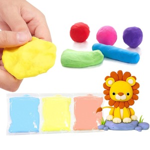 ดินน้ำมันนุ่มเบา 4 สี ปลอดภัย ไร้สารพิษ สำหรับเด็ก ของเล่นปั้นดินน้ำมันแห้งเร็ว - Product Image 1