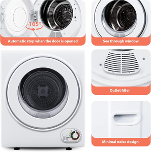 ملابس كهربائية بسعة 14.5 رطل من euomy ملابس أوتوماتيكية تعثر للغرفة - Product Image 6