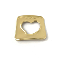 Vente en gros d'usine de clips de chaussures à boucle dorée pour chaussures en cuir pour femmes accessoires de chaussures