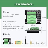 Papan ekspansi Terminal GPIO kompatibel dengan seri Raspberry Pi 5 3B/3B +/4B/ZERO