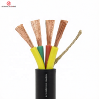 Kabel Fleksibel Berlapis Karet YC 450/750V Inti Tembaga Tugas Berat Tahan Air Tahan Cuaca