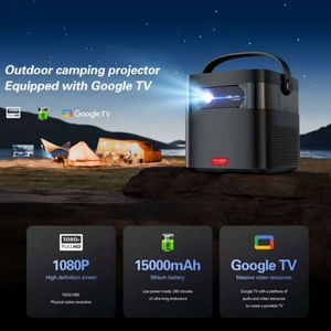 Proyector Portátil para Exteriores, Gran Venta, M2 1080P DLP, Cine en Casa con Android 9 Integrado, Batería de 15000 mAh - Product Image 6