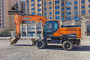 Mini excavatrice de chargeur sur pneus Doosan Dh150 de Dh150w-7 d'occasion à bas prix - Product Image 6