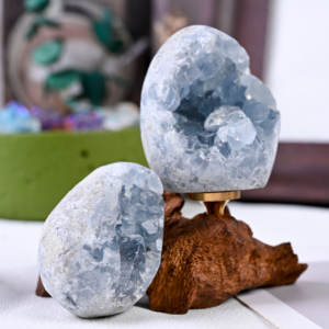 Cristal de Celestita de Alta Calidad, Clúster Natural Azul sin Manchas Negras, Cristal Energético para Sanación Reiki, Decoración para Hogar u Oficina, Venta al por Mayor - Product Image 3