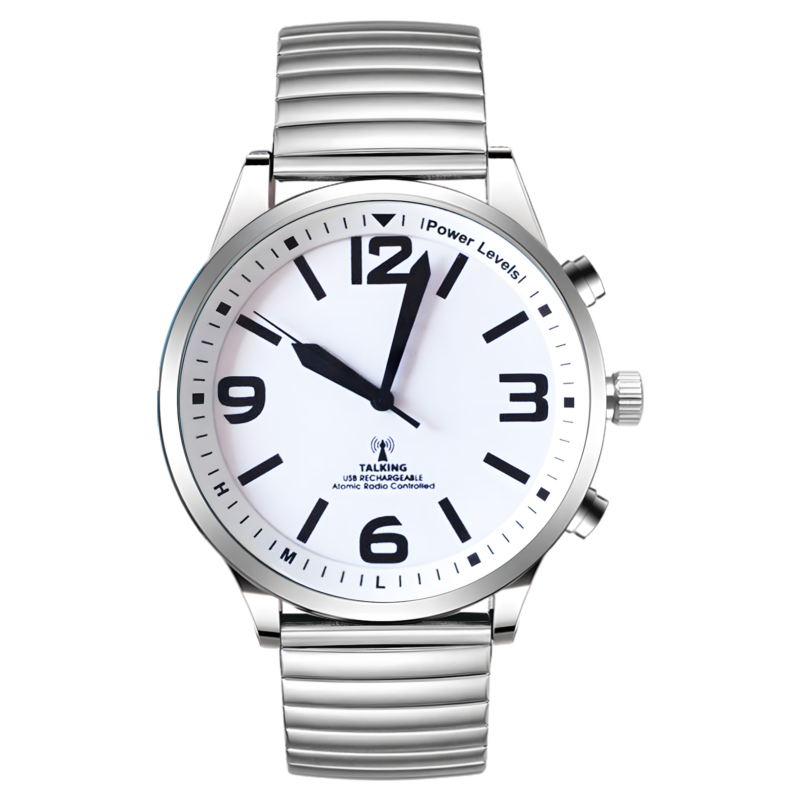 Reloj atómico parlante grande Maujoy con números Jumbo para