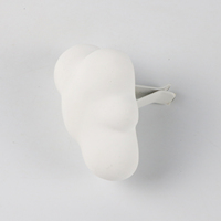 Diffuseur de parfum pour voiture Finru, en forme de nuage blanc, en céramique et porcelaine, pour huiles essentielles, désodorisant d'air