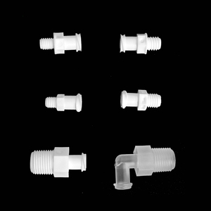 JU OEM ODM Clear PP PC Nylon Plastic Pipe Fittings Female Luer <strong>Lock</strong> 10-32UNF Male <strong>Thread</strong> to Female Luer <strong>Lock</strong> Connector - Product Image 5