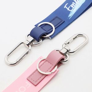 Custom Female Leadership Conferences Gifts Personalized logo Printed Short Wrist <b>Lanyard</b> with High Quality Silver Carabiner - Product Image 4