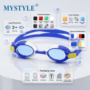 <span class=keywords><strong>Gafas</strong></span> <span class=keywords><strong>de</strong></span> Natación para Niños, Antivaho, Anti-UV, Visión Clara para Niños <span class=keywords><strong>de</strong></span> 3 a 8 Años - Product Image 2