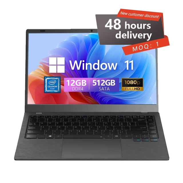 15.6 Inch Win 11 Brand New Notebook N5095a  16GB DDR4 RAM 512GB ROM and HD Screen Laptop Computer Laptops Business Laptop