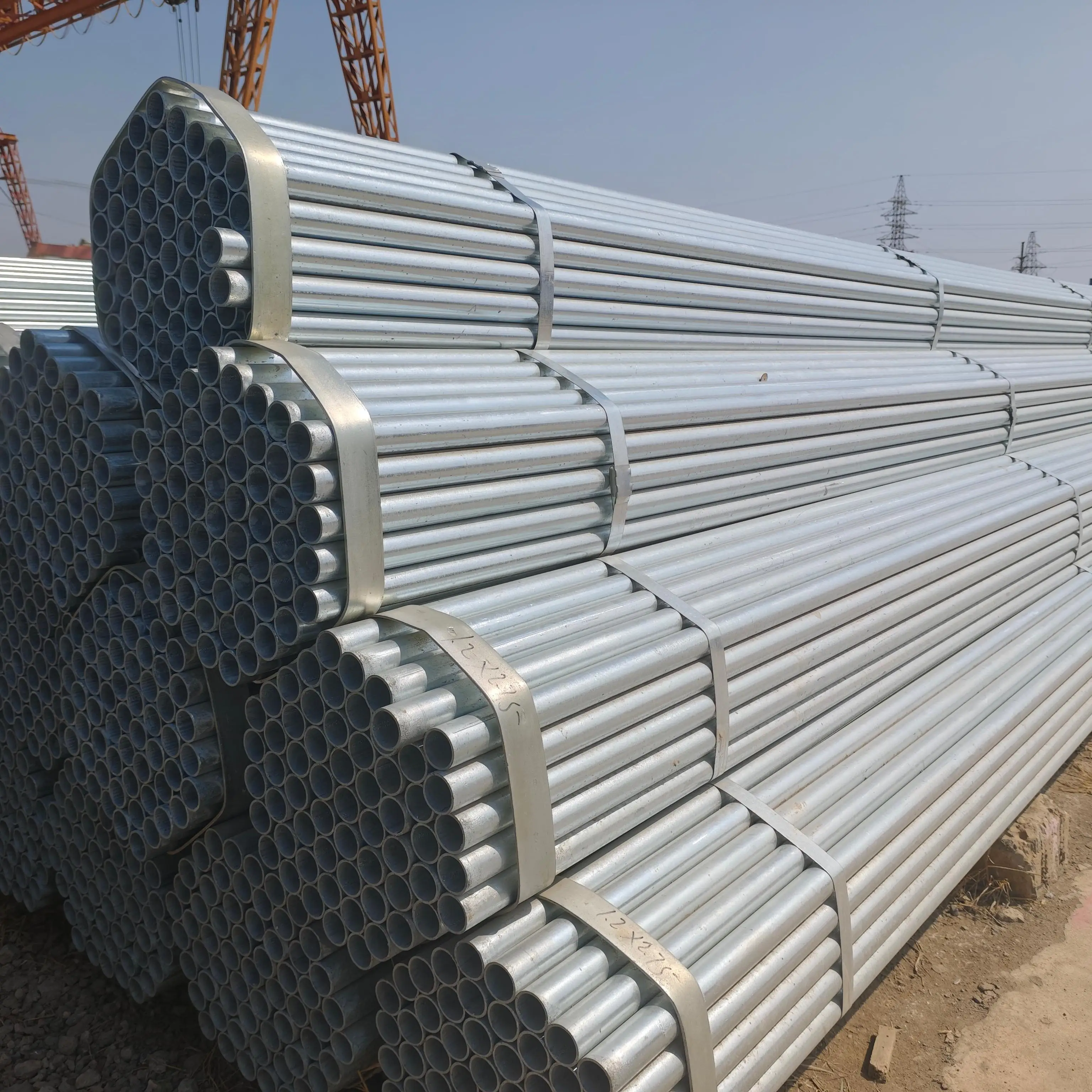 GI Round Pipe Sch10 Sch20 Sch40 ASTM A53 Galvanized Steel Tube Manufacturer Price High Quality Zinc Coated Steel Pipe Sale · image 2