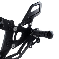 Suku Cadang Sepeda Motor XXUN Rearset Adjustable Rear Foot Peg Set untuk Yamaha MT-09 FZ-09 MT 09 FZ09 2013 2014 2015 2016