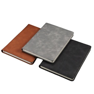 Cuaderno de negocios de fabricación de fábrica A5 Tapa dura de cuero PU con logotipo personalizado y página forrada de 100 hojas - Product Image 2