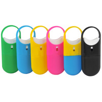 10ml 15ml 20ml pp plastique Portable U forme plat carte de crédit parfum brouillard vaporisateur forme Unique
