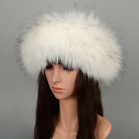 Promotion : Bandeau en fausse fourrure de renard pour femme, bonnet de ski chaud et doux, élastique et moelleux, accessoire de mode pour filles