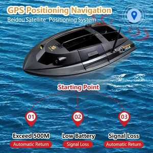 Barco Cebador RC para Agua Dulce y Salada TA80 HAIWAV con GPS y Sonar, Carga Útil de 8 kg, Resistencia al Viento/Ondas de 7 Niveles - Product Image 6