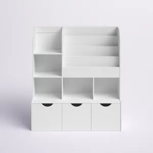 <span class=keywords><strong>Bibliothèque</strong></span> Cube blanche Avec une apparence simple mais une fonction polyvalente étagère standard blanche - Product Image 6