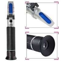 Refractómetro de azúcar portátil, medidor de 0-32% Brix, prueba de Brix portátil para Analizador de calidad del agua de miel, compatible con pedidos a granel, OEM y ODM