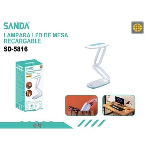 Sanda Led <b>Desk</b> Lamp Rechargeable Foldable SD5816 Office <b>Study</b> Light - Product Image 1