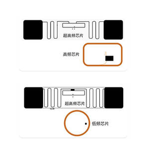 บัตร RFID แบบสองความถี่พร้อมชิป H3 ความถี่สูงพิเศษ UHF915M และชิป UF ความถี่สูงจาก Fudan F08 พร้อมบัตร M1 ความถี่ 13.56Mhz - Product Image 4