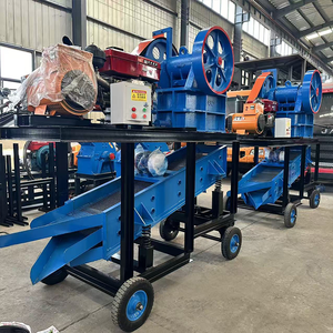 Frantoio a mascelle HAOTUO PE400X600 per ghiaia e minerali con vaglio vibrante, motore AC <span class=keywords><strong>mobile</strong></span>, alta produttività 20-30t/h - Product Image 3