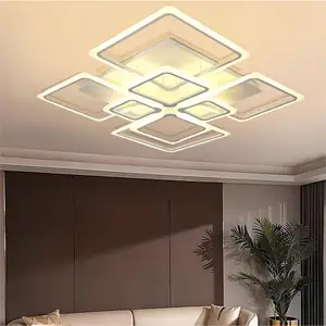 Modern Aluminum White Led Ceiling Lamp For Living Room Bedroom Smart Home Lighting Fancy Ceiling Light
