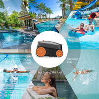 Limpiador Robótico de Piscinas Avanzado Addotron, Aspiradora Inalámbrica para Piscinas Enterradas con Indicadores LED Inteligentes