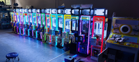 Mini machine de jeu d'arcade à grue à monnayeur, vitrine métallique pour cadeaux