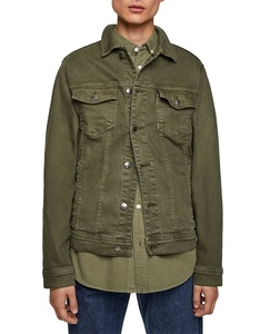 Autumn Fashion Selvedge <strong>Jean</strong> Mens <strong>Black</strong> Denim <strong>Jacket</strong> in Bulk Button up Denim <strong>Jacket</strong> for Men Outdoor - Product Image 6