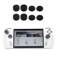 Analog Thumbstick Grips Covers Skins pour ROG Ally Steam Deck Controller Meilleures poignées pour les jeux-Noir (8 Pack)