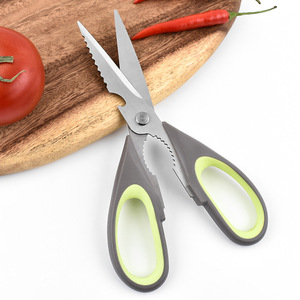 Ciseaux de cuisine en acier inoxydable, longueur de lame de 22,2 cm, multifonctionnels pour couper la viande et les os, et casser les noix - Product Image 2