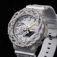 Montre Hip Hop de Luxe en Moissanite Iced Out pour Hommes – Idéale pour Grossistes, Détaillants et Cadeaux de Fête – Tendance Streetwear