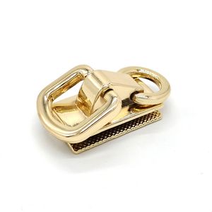 Tas tali emas ringan logam, tali tas jangkar konektor penjepit tepi gesper cincin D ganda - Product Image 2