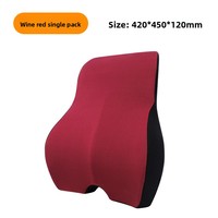 Coussin de soutien lombaire ergonomique en mousse à mémoire de forme amovible pour chaise de bureau, chaise de jeu et voiture, soulagement des douleurs dorsales