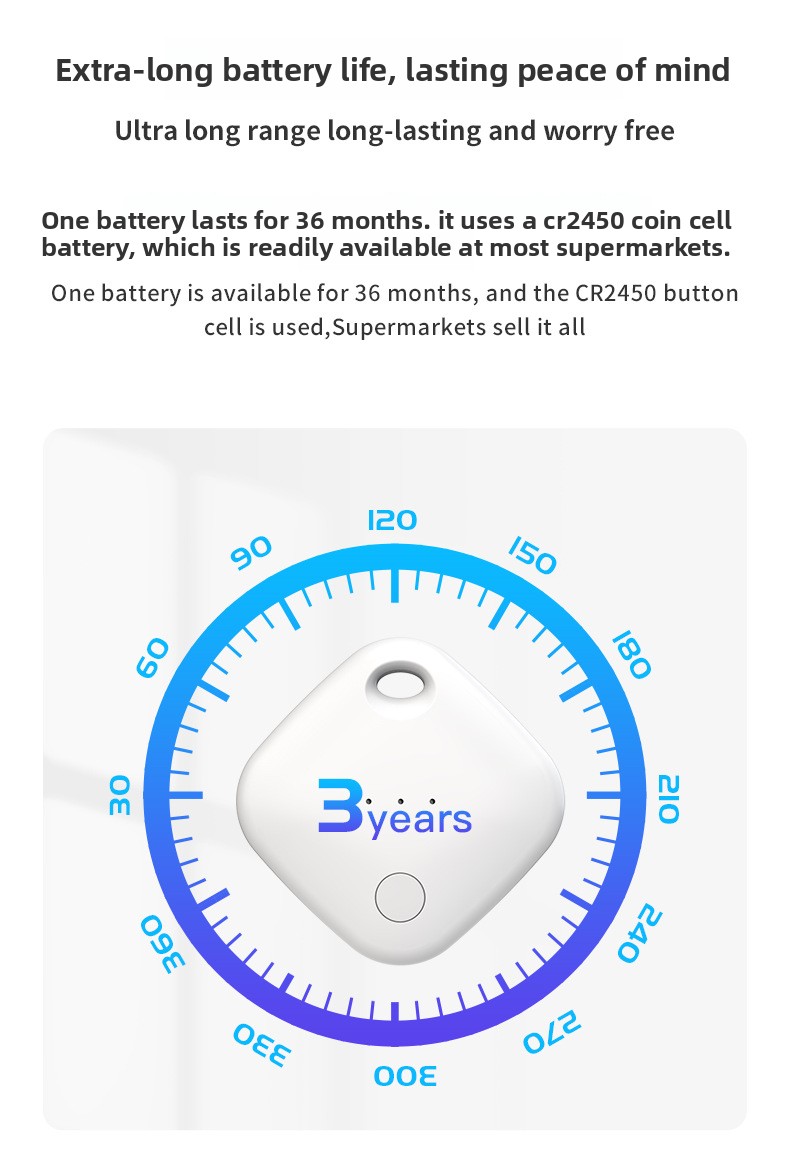 ORANGLES Smart GPS Anti-Theft Tracker Tag | Waterproof Bluetooth Locator with Real-Time Sound Alarm, Works with Find My App for Keys/Luggage/Pets – Certified (Kuwait) - full product showcase - displaying specifications - Image 5 of 6 | adapts to any space | Smart GPS Anti-Theft Tracker Tag | Waterproof Bluetooth Locator with Real-Time Sound Alarm, Works with Find My App for Keys/Luggage/Pets – Certified (Kuwait) deal New Jersey | Free Shipping ORANGLES