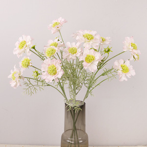 <b>Wheel</b> Peak Chrysanthemum Artificial Flowers <b>Plastic</b> Silk High Simulation Wedding Decorations - Product Image 2