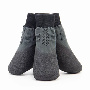 मछली की राजकुमारी पालतू जूते लोच टिकाउ पहनने के प्रतिरोध विरोधी पर्ची वाटरप्रूफ खेल समायोज्य कुत्ते जूते - Product Image 1