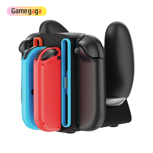 Base de carga de <span class=keywords><strong>9</strong></span> puertos DC 5V 500mA para NS/ con 2 LED para accesorios de juego del controlador Jo-con NS - Product Image 6