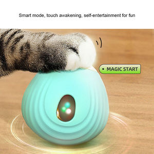 USB Rechargeable Eco-Friendly Durable <b>Interactive</b> Pet <b>Toy</b> Ball Automatic Moving Rolling Rotating Cat <b>Toy</b> Plastic Material - Product Image 6
