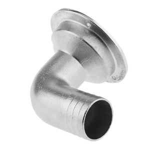 Desagüe Curvo de Acero Inoxidable de 32/38 mm con Rosca, Herraje Marino Industrial Anticorrosión, Forma Circular - Product Image 3