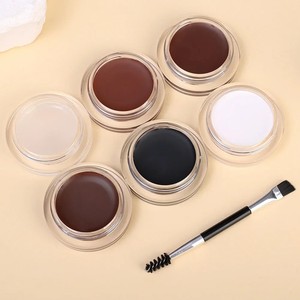 Brun mat noir crème à sourcils sauvage 3D teinte naturelle rehausseurs de sourcils Gel cire étanche durable maquillage des yeux outils cosmétiques - Product Image 6