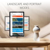 Calendario Digital con Pantalla Táctil de 15-43 Pulgadas y Planificador de Pared, Pizarra Inteligente para Organización de Tareas y Horarios de Trabajo