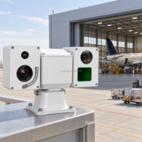 Système de caméra PTZ de surveillance thermique longue portée pour la sécurité et l'entretien des hangars d'avions