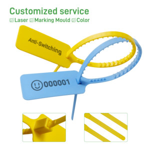 Sello <span class=keywords><strong>de</strong></span> Seguridad Desechable <span class=keywords><strong>de</strong></span> Plástico Numerado con Brida <span class=keywords><strong>de</strong></span> Cable Autoblocante para Camiones, Sello <span class=keywords><strong>de</strong></span> Seguridad para Embalaje ChenKe YF-301 300MM Fácil <span class=keywords><strong>de</strong></span> Usar - Product Image 2