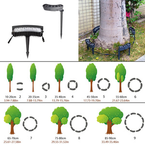 Smart APP Control RGB Palmen ring Licht 18W IP65 Wasserdicht für Gebäude Fassade Roman Column Park Garden Architect ural Lighting - Product Image 5