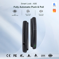 Liliwise Serrure Électronique Intelligente à Empreinte Digitale, Verrou de Porte Coulissante Zigbee Tuya Ttlock