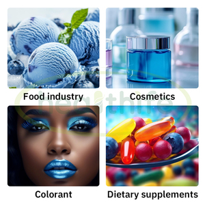 यूएस वेयरहाउस प्राकृतिक वर्णक रंग सुपरफूड ब्लू स्पिरुलिना ई 18 फाइकोकाइनिन पाउडर - Product Image 4