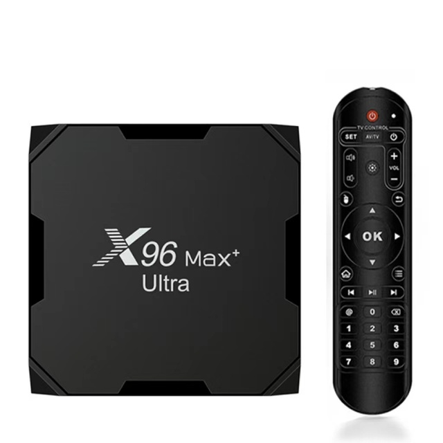 Popular X96 Max Plus Satellite Receiver 4GB+64GB Amlogic S905X4 8K Smart TV BOX Android 11.0 Set Top Box Media Player