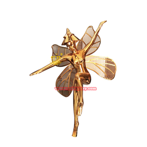 Decoración <span class=keywords><strong>de</strong></span> agua al aire libre moderna, aleteo abstracto en el viento, escultura <span class=keywords><strong>de</strong></span> acero inoxidable, estatuas <span class=keywords><strong>de</strong></span> mujer o <span class=keywords><strong>Dama</strong></span> - Product Image 4