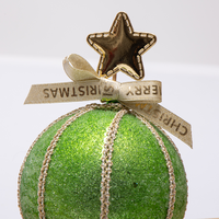 Ruban à nœud avec logo imprimé à l'écran, 100% polyester personnalisé pour arbre de Noël, couronne, décoration de fête, emballage cadeau